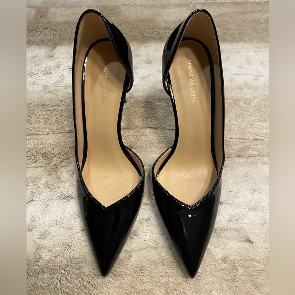 NEW💕STUART WEITZMAN Avenue d'Orsay Pointed Toe Pump Size 9 - Picture 6 of 15